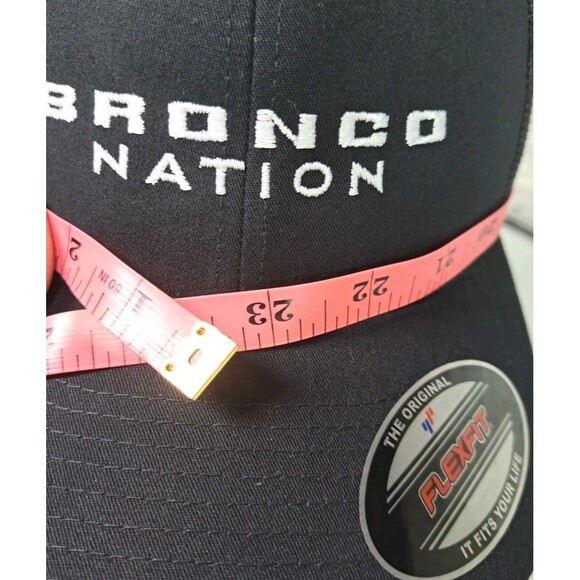 Bronco Nation Ford Flexfit Fitted Hat Cap Black OSFM Off-Road 4-Wheelin NWOT - Picture 12 of 13